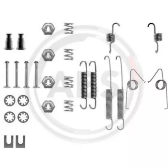 Kit d'accessoires, mâchoire de frein A.B.S. 0614Q
