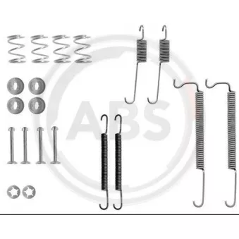 Kit d'accessoires, mâchoire de frein A.B.S. 0628Q