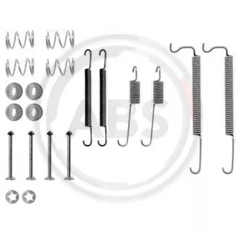 Kit d'accessoires, mâchoire de frein A.B.S. 0629Q