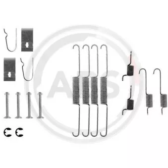 Kit d'accessoires, mâchoire de frein A.B.S. 0636Q
