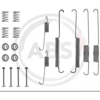 Kit d'accessoires, mâchoire de frein A.B.S. 0640Q