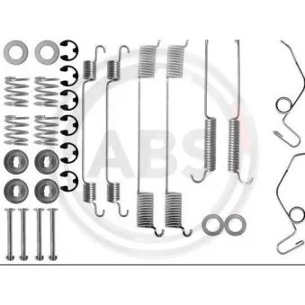 Kit d'accessoires, mâchoire de frein A.B.S. 0642Q