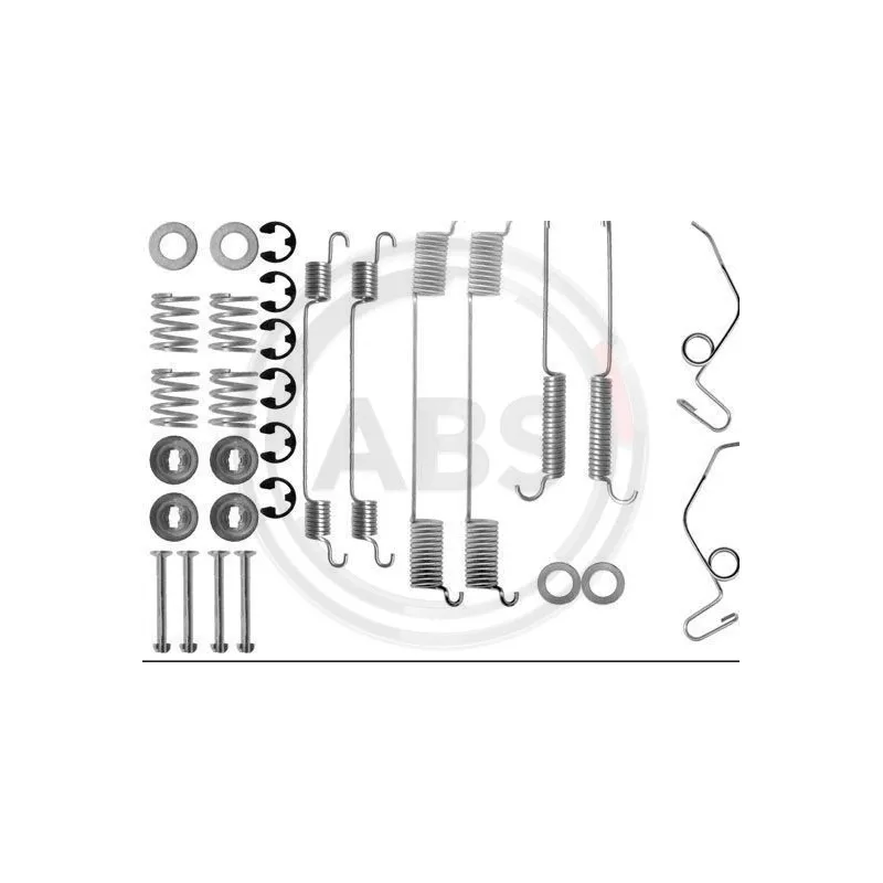 Kit d'accessoires, mâchoire de frein A.B.S. 0642Q
