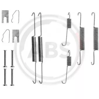 Kit d'accessoires, mâchoire de frein A.B.S. 0645Q