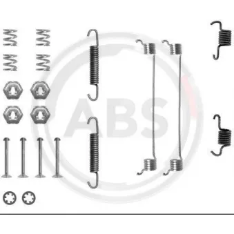 Kit d'accessoires, mâchoire de frein A.B.S. 0651Q
