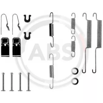 Kit d'accessoires, mâchoire de frein A.B.S. 0654Q