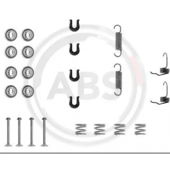 Kit d'accessoires, mâchoire de frein A.B.S. 0655Q