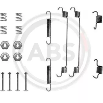Kit d'accessoires, mâchoire de frein A.B.S. 0657Q