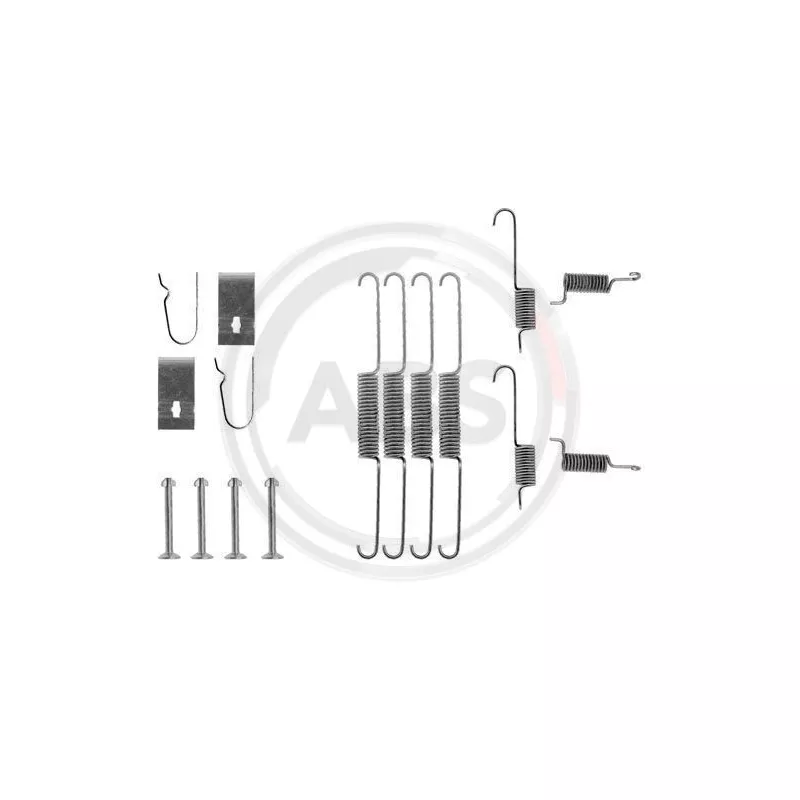 Kit d'accessoires, mâchoire de frein A.B.S. 0663Q