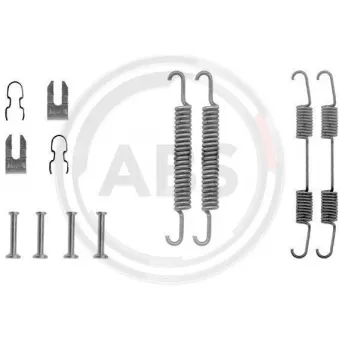 Kit d'accessoires, mâchoire de frein A.B.S. 0666Q