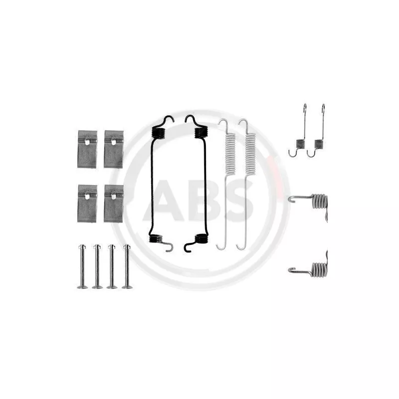 Kit d'accessoires, mâchoire de frein A.B.S. 0677Q
