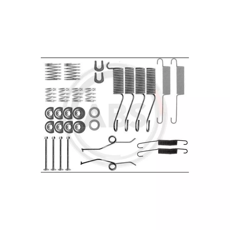 Kit d'accessoires, mâchoire de frein A.B.S. 0697Q