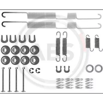 Kit d'accessoires, mâchoire de frein A.B.S. 0698Q