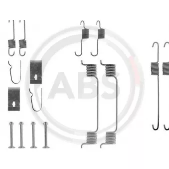 Kit d'accessoires, mâchoire de frein A.B.S. 0700Q