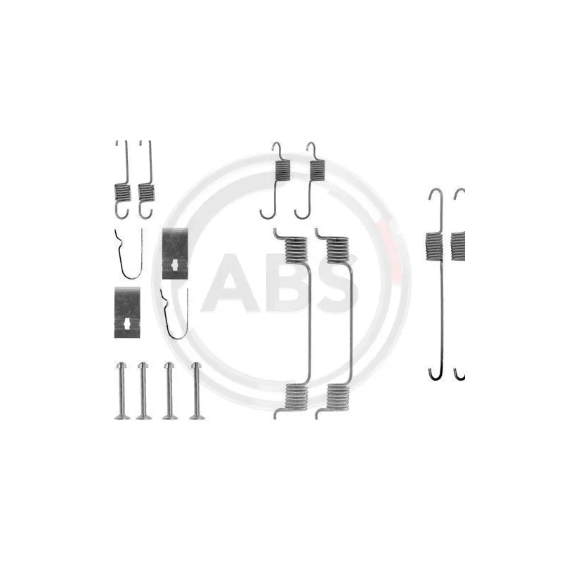 Kit d'accessoires, mâchoire de frein A.B.S. 0700Q