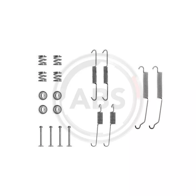 Kit d'accessoires, mâchoire de frein A.B.S. 0701Q