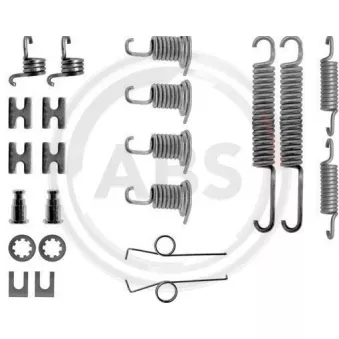 Kit d'accessoires, mâchoire de frein A.B.S. 0702Q