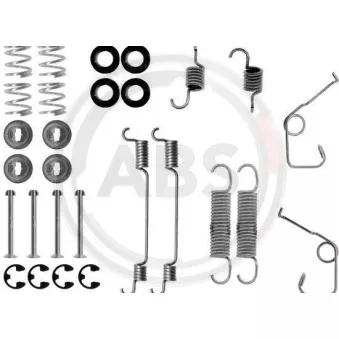 Kit d'accessoires, mâchoire de frein A.B.S. 0705Q