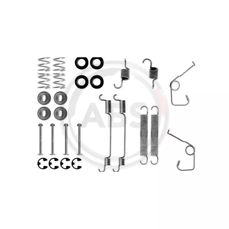 Kit d'accessoires, mâchoire de frein A.B.S. 0706Q