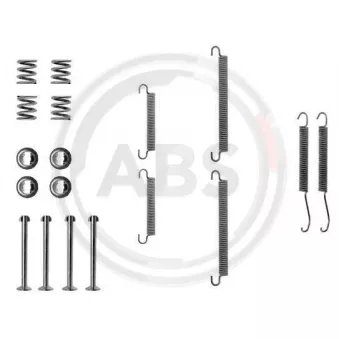 Kit d'accessoires, mâchoires de frein de stationnement A.B.S. 0713Q