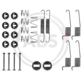 Kit d'accessoires, mâchoire de frein A.B.S. 0714Q