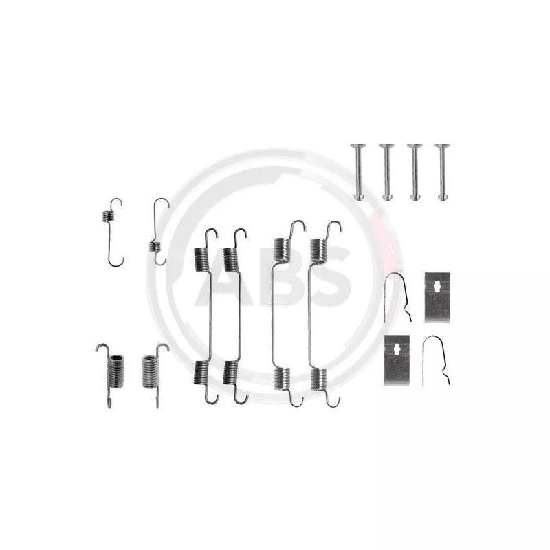 Kit d'accessoires, mâchoire de frein A.B.S. 0722Q