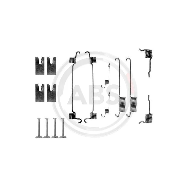 Kit d'accessoires, mâchoire de frein A.B.S. 0731Q