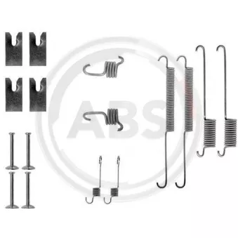 Kit d'accessoires, mâchoire de frein A.B.S. 0732Q