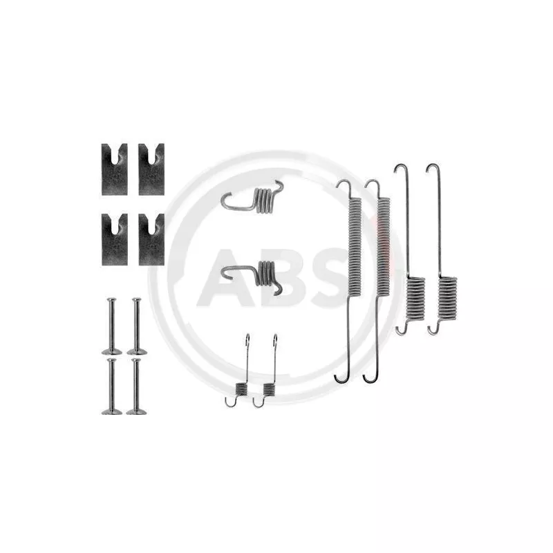 Kit d'accessoires, mâchoire de frein A.B.S. 0732Q