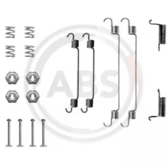 Kit d'accessoires, mâchoire de frein A.B.S. 0737Q
