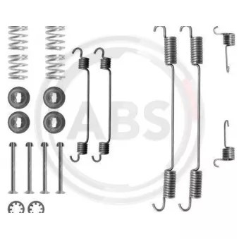 Kit d'accessoires, mâchoire de frein A.B.S. 0740Q