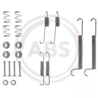 Kit d'accessoires, mâchoire de frein A.B.S. 0746Q
