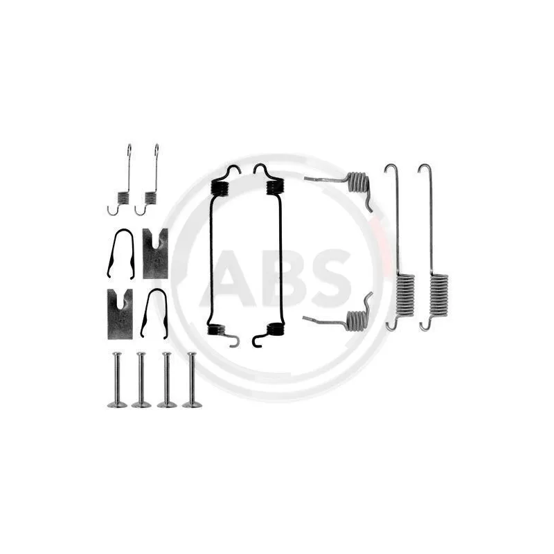 Kit d'accessoires, mâchoire de frein A.B.S. 0751Q