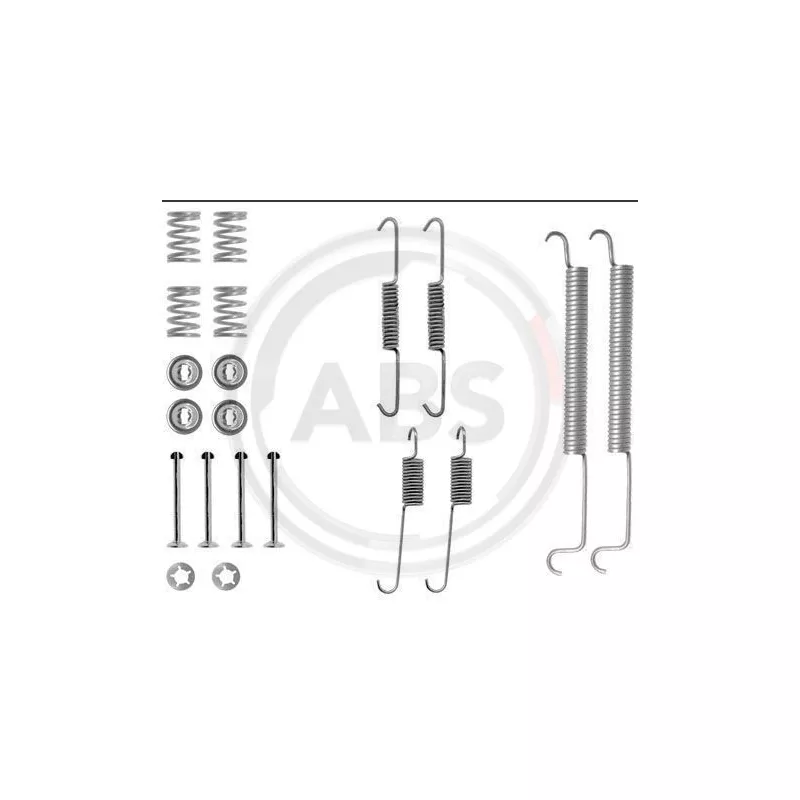 Kit d'accessoires, mâchoire de frein A.B.S. 0756Q