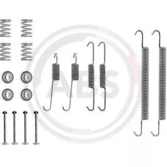 Kit d'accessoires, mâchoire de frein A.B.S. 0757Q