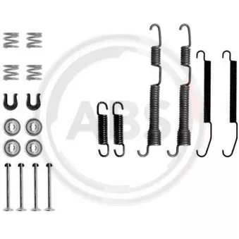Kit d'accessoires, mâchoire de frein A.B.S. 0761Q