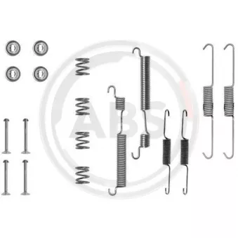 Kit d'accessoires, mâchoire de frein A.B.S. 0770Q
