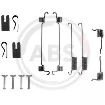 Kit d'accessoires, mâchoire de frein A.B.S. 0772Q