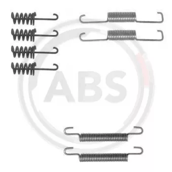 Kit d'accessoires, mâchoires de frein de stationnement A.B.S. 0774Q