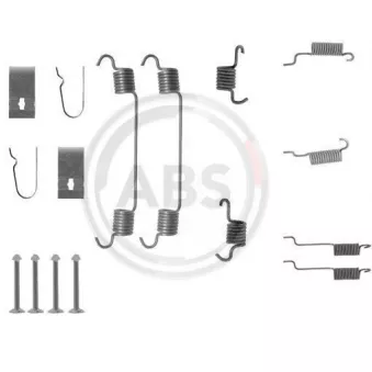 Kit d'accessoires, mâchoire de frein A.B.S. 0790Q