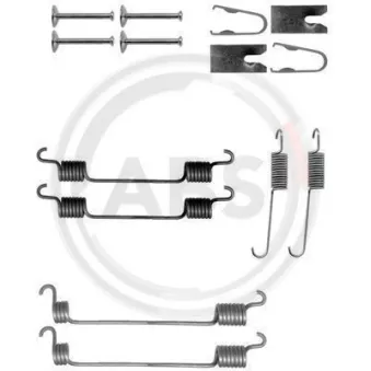 Kit d'accessoires, mâchoire de frein A.B.S. 0797Q