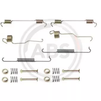 Kit d'accessoires, mâchoire de frein A.B.S. 0804Q