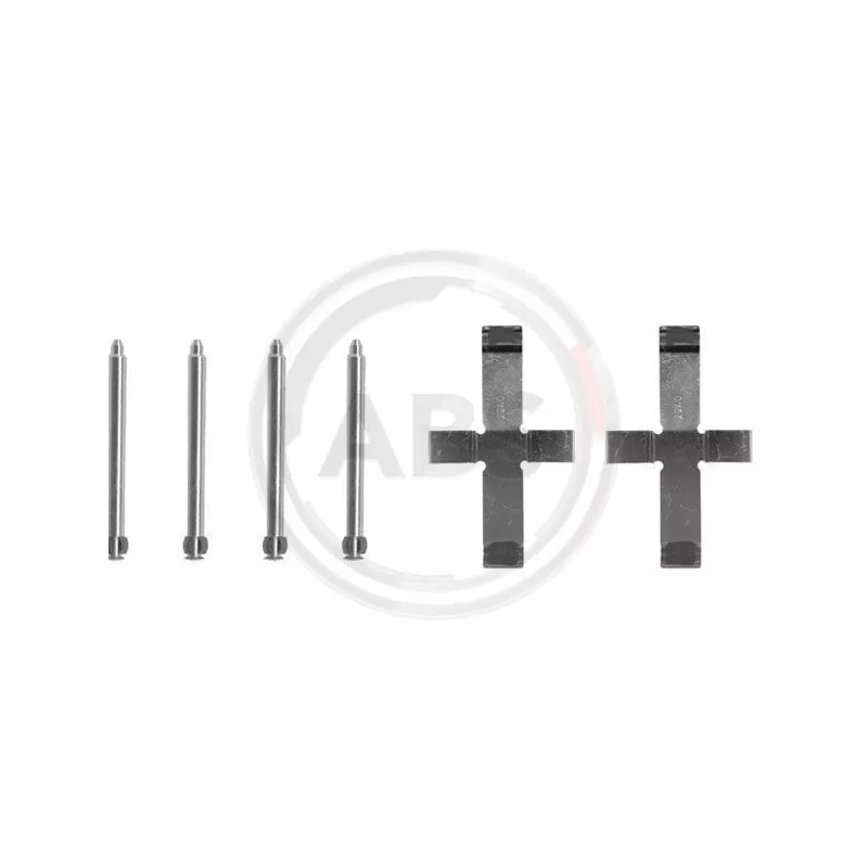 Kit d'accessoires, plaquette de frein à disque A.B.S. 0911Q
