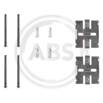 Kit d'accessoires, plaquette de frein à disque A.B.S. 0932Q