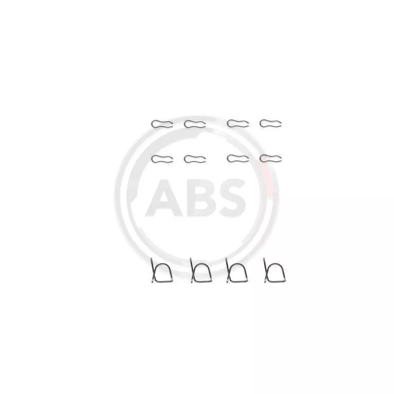 Kit d'accessoires, plaquette de frein à disque A.B.S. 0939Q