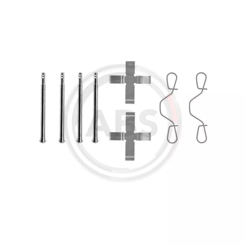 Kit d'accessoires, plaquette de frein à disque A.B.S. 0949Q