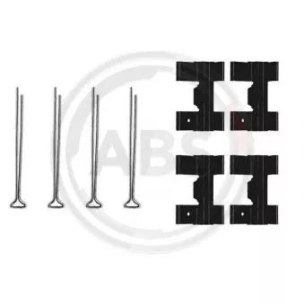 Kit d'accessoires, plaquette de frein à disque A.B.S. 0951Q