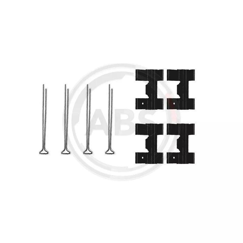 Kit d'accessoires, plaquette de frein à disque A.B.S. 0951Q