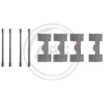 Kit d'accessoires, plaquette de frein à disque A.B.S. 0952Q