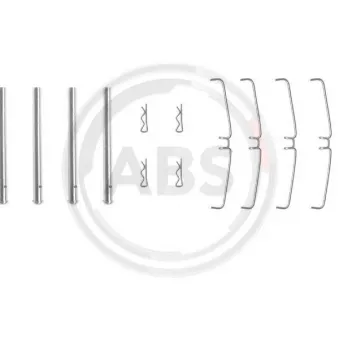 Kit d'accessoires, plaquette de frein à disque A.B.S. 0965Q